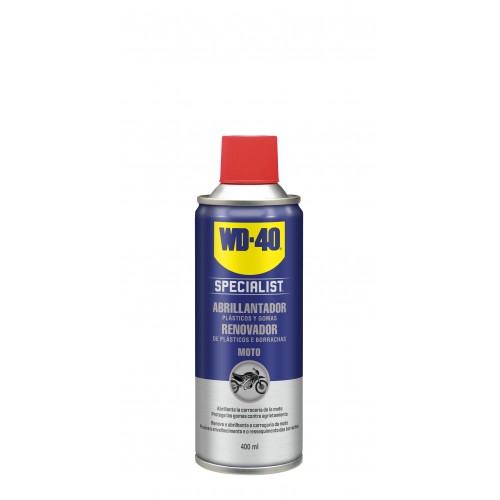 WD-40 Specialist Moto Abrillantador de plásticos y gomas 400ml